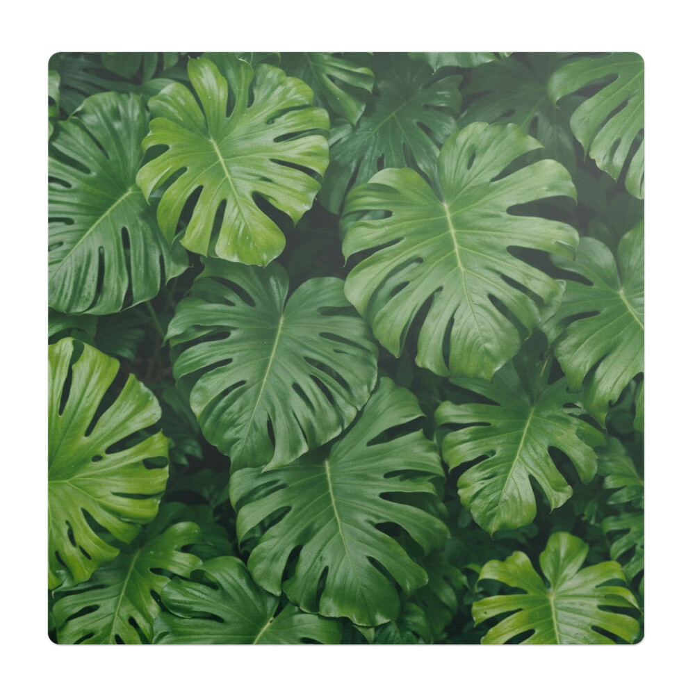 Podkładka pod krzesło obrotowe Liście monstery