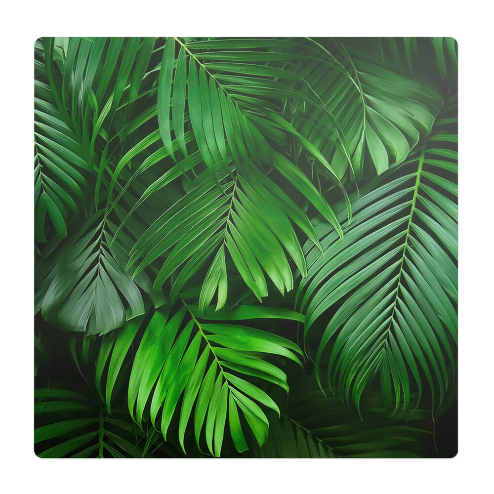 Mata na podłogę pod krzesło Liście palmowe tło