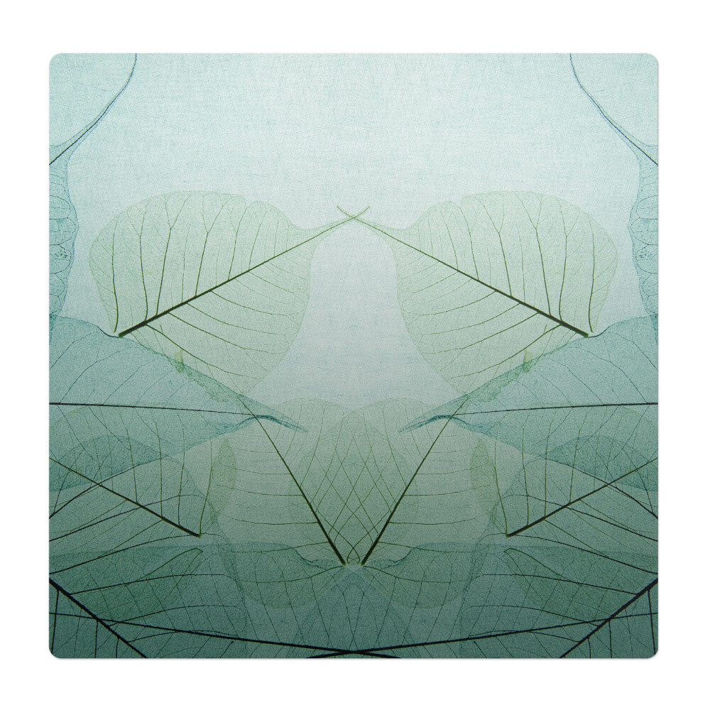 Mata na podłogę pod krzesło Liście w symetrii