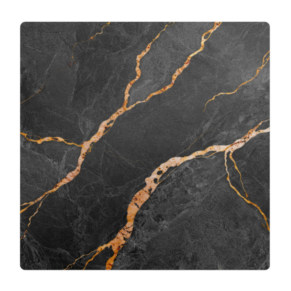 Mata pod krzesło do biura Marmurowe żyłki