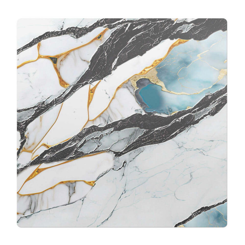 Mata pod fotel ochrona paneli Marmurowe żyły