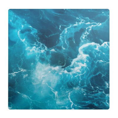 Mata pod fotel ochrona paneli Morskie fale w ruchu