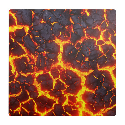 Mata pod krzesło Żarząca się lawa