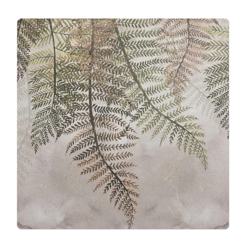 Mata pod fotel biurowy Liście paproci