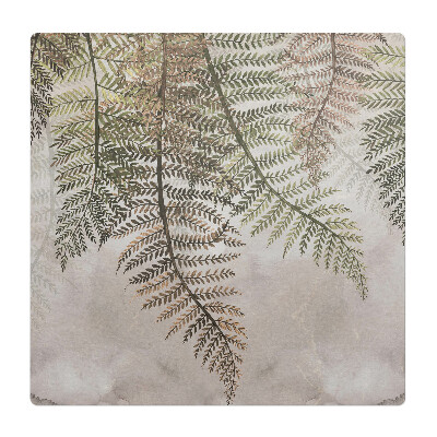 Mata pod fotel biurowy Liście paproci