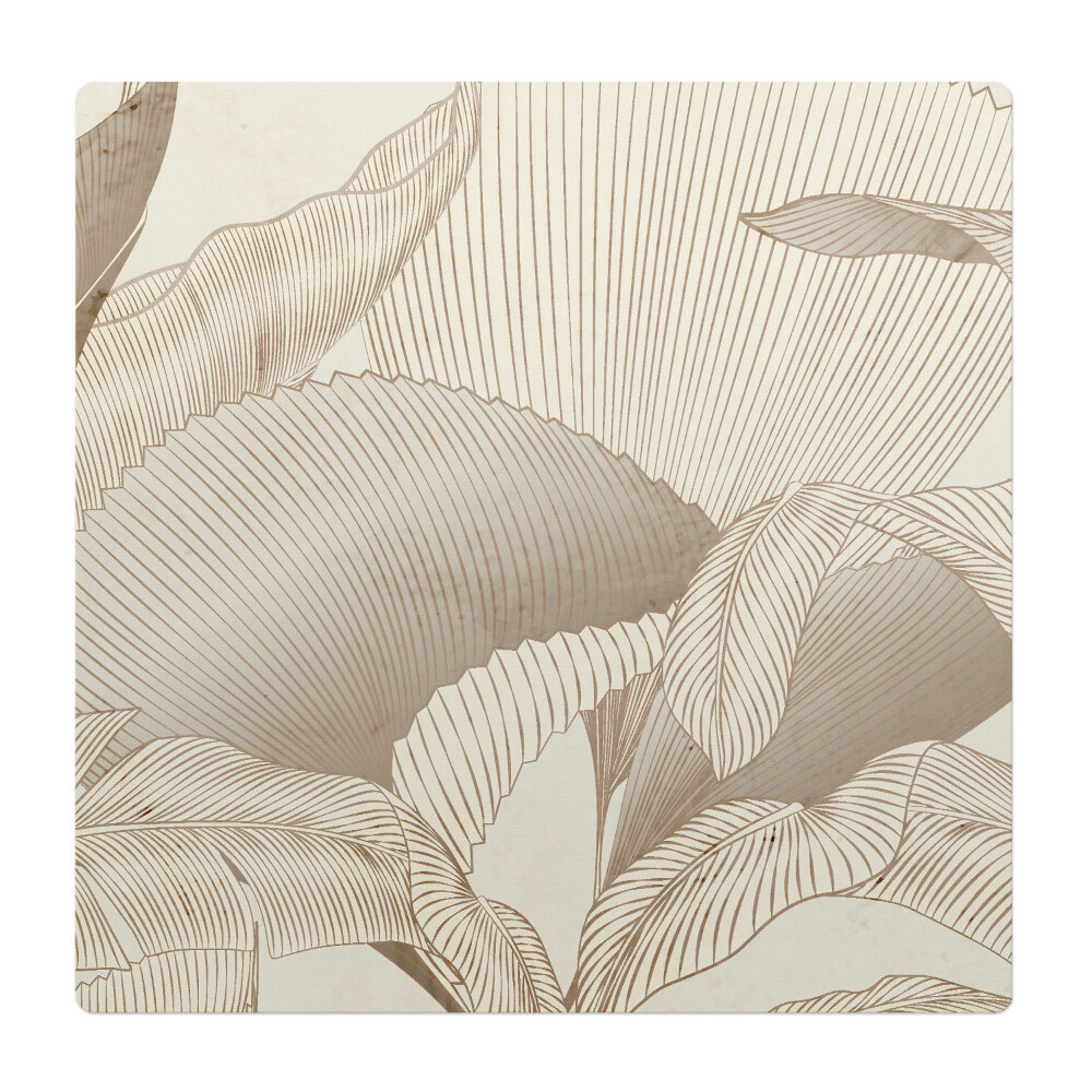 Mata pod krzesło do biura Liście w delikatnych liniach