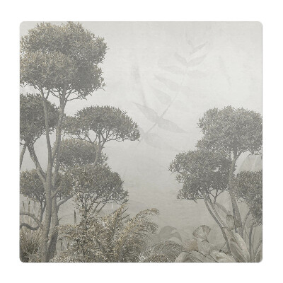 Mata pod fotel biurowy Subtelny las tropików