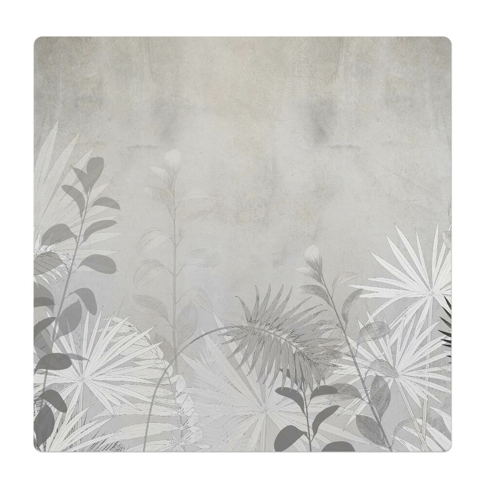 Mata pod fotel biurowy Roślinne liście tła