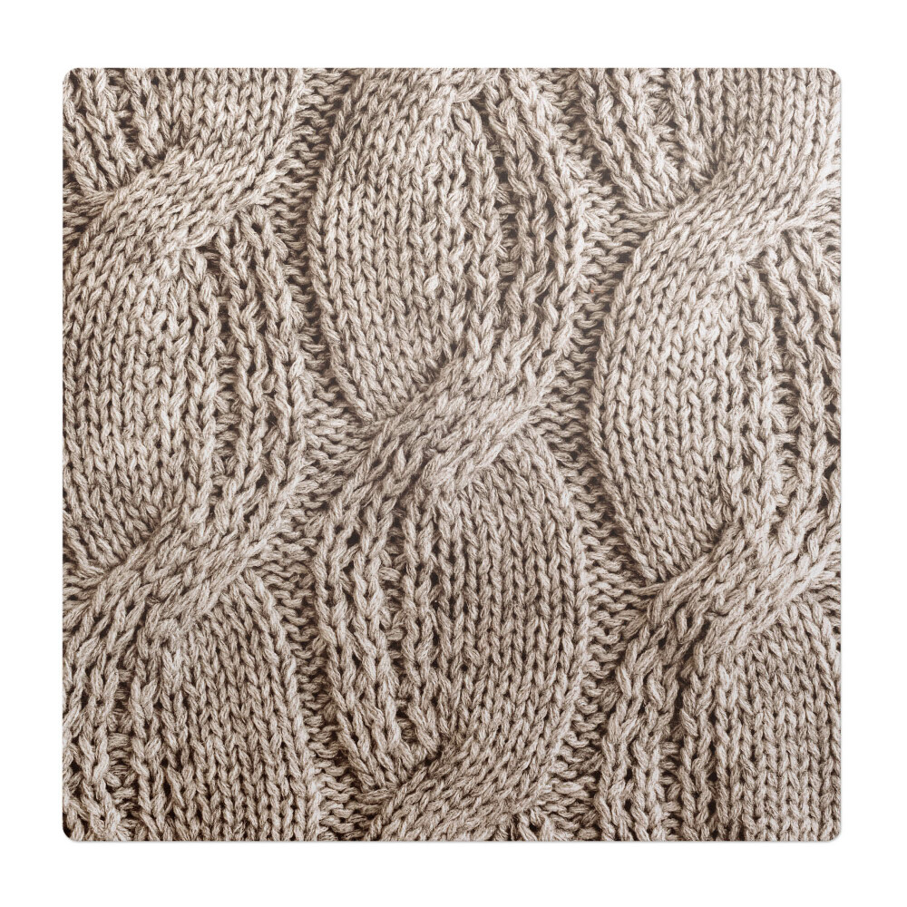 Podkładka pod krzesło obrotowe Pleciony wzór swetra