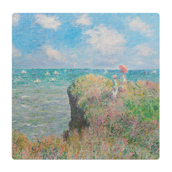 Mata na podłogę pod krzesło Krajobraz morski z klifem