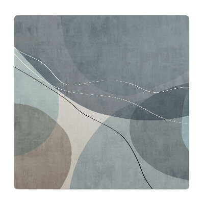 Podkładka pod krzesło obrotowe Abstrakcyjne fale