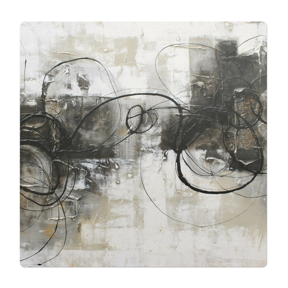 Mata pod fotel ochrona paneli Abstrakcyjne linie