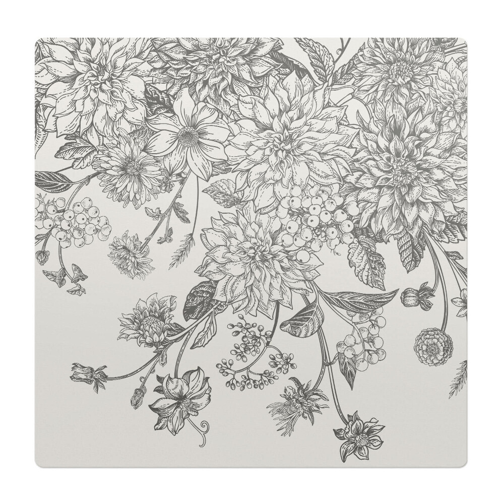 Podkładka pod krzesło Kwiatowy wzór vintage