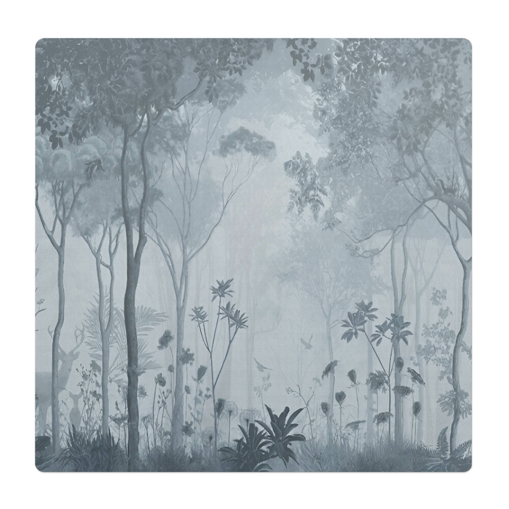 Mata na podłogę pod krzesło Leśna mgła pejzaż