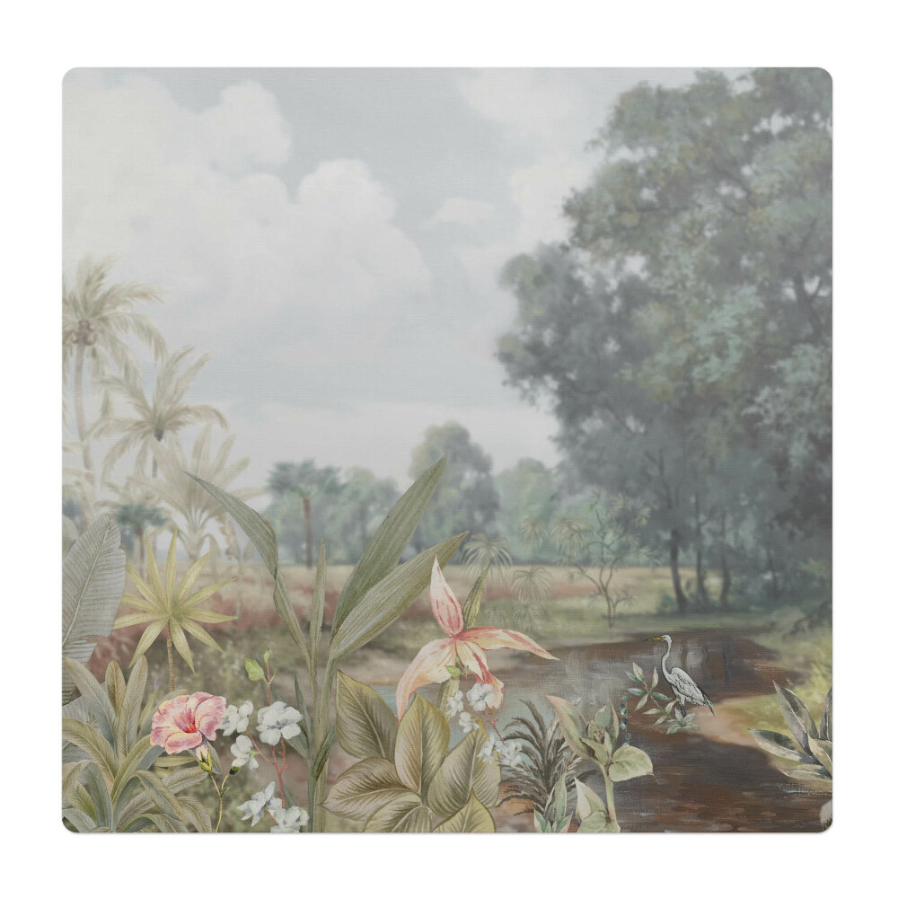 Podkładka pod krzesło obrotowe Tropikalny krajobraz