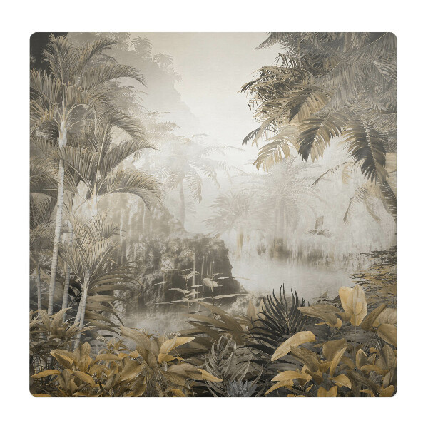 Podkładka pod krzesło obrotowe Tropikalna dżungla