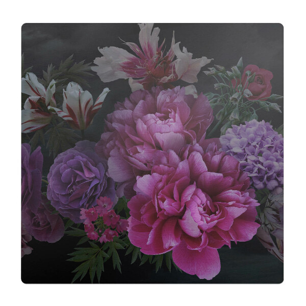 Mata na podłogę pod krzesło Kwiaty w ciemności