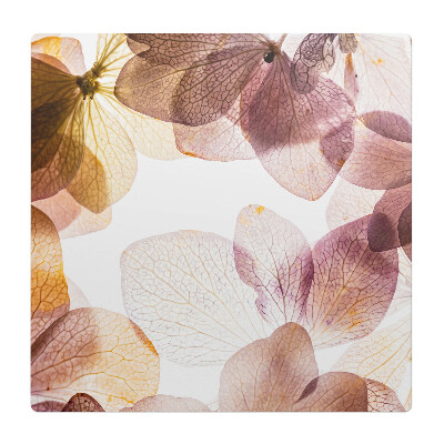 Mata pod krzesło do biura Delikatne płatki kwiatów