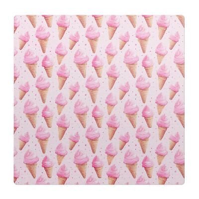 Podkładka pod fotel Różowe lody w rożkach