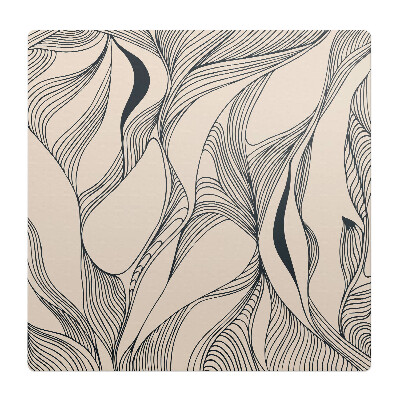 Podkładka pod krzesło obrotowe Abstrakcyjne linie