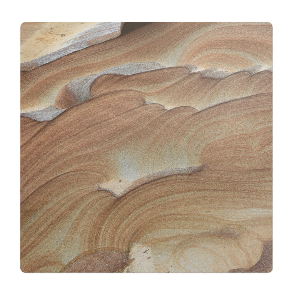 Mata pod krzesło Faliste wzory kamienia