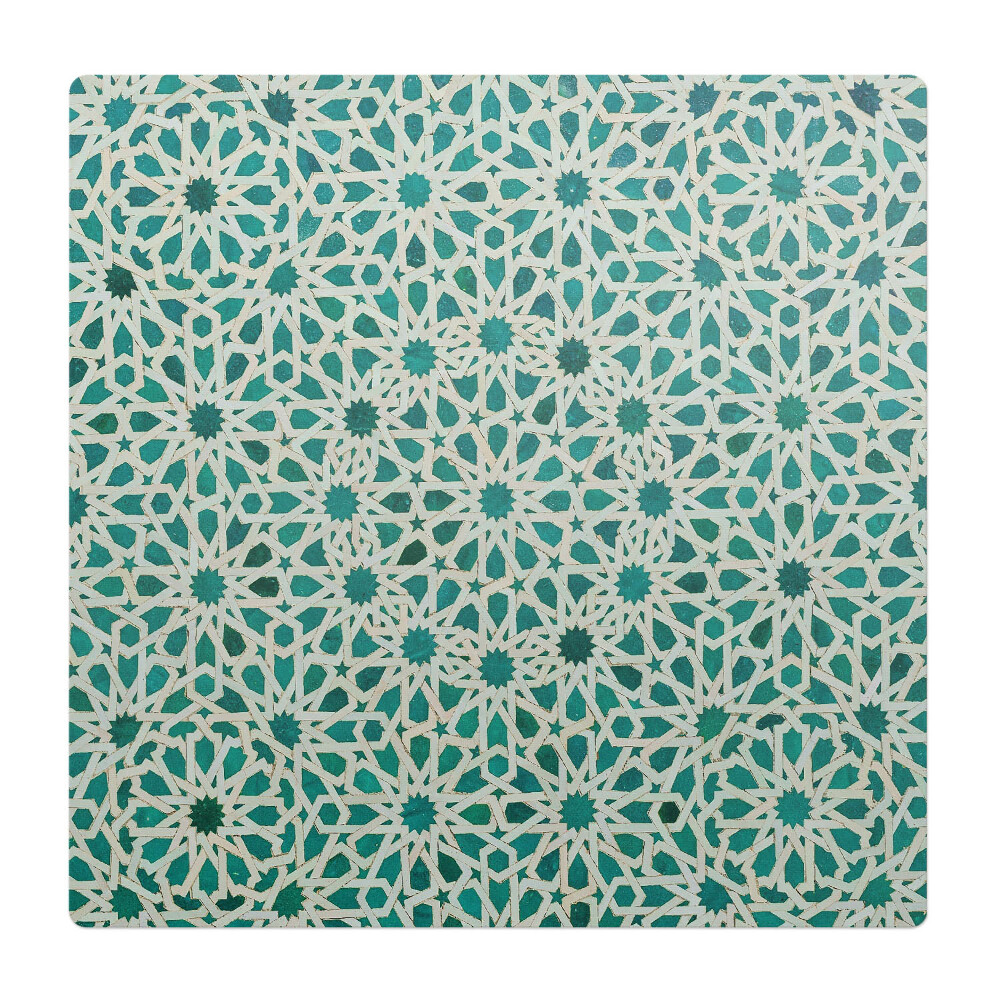 Mata pod krzesło do biura Geometryczny wzór arabeski