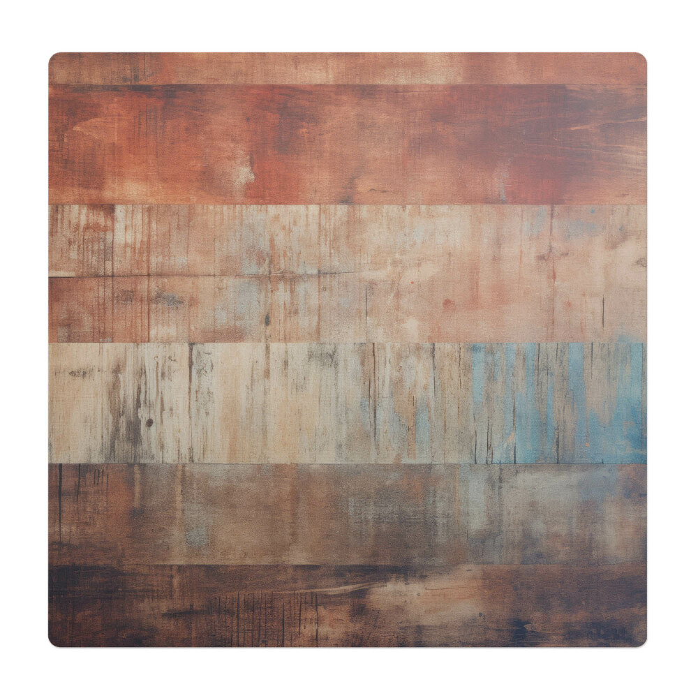 Mata pod fotel biurowy Drewniane pasy vintage