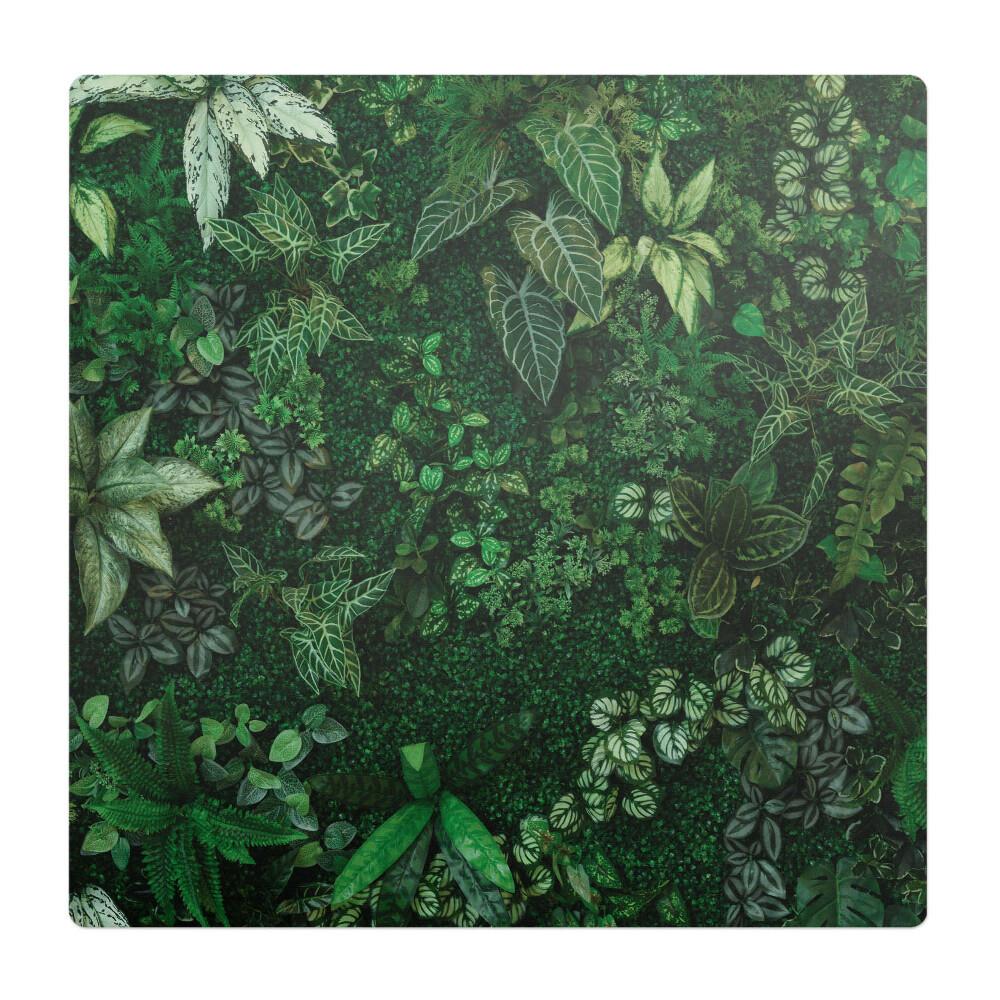 Mata na podłogę pod krzesło Liściasta ściana