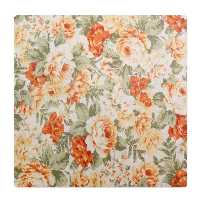 Mata na podłogę pod krzesło Kwiatowy wzór vintage