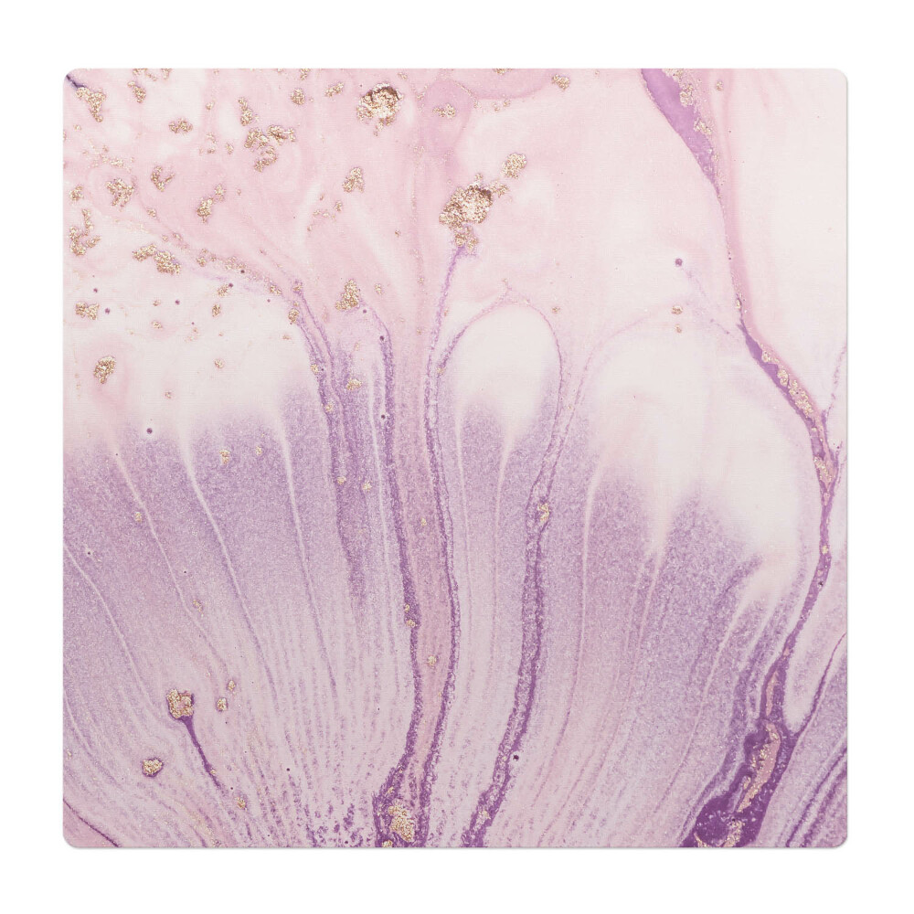 Mata pod fotel ochrona paneli Marmurowy wzór kwiatowy