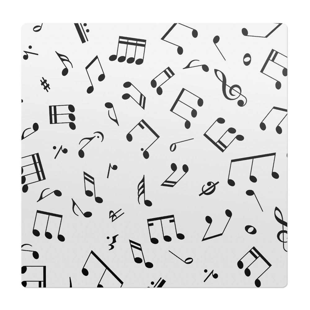 Podkładka pod krzesło obrotowe Muzyczne nuty wzór