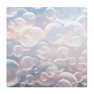 Podkładka pod krzesło obrotowe Bańki mydlane w chmurach