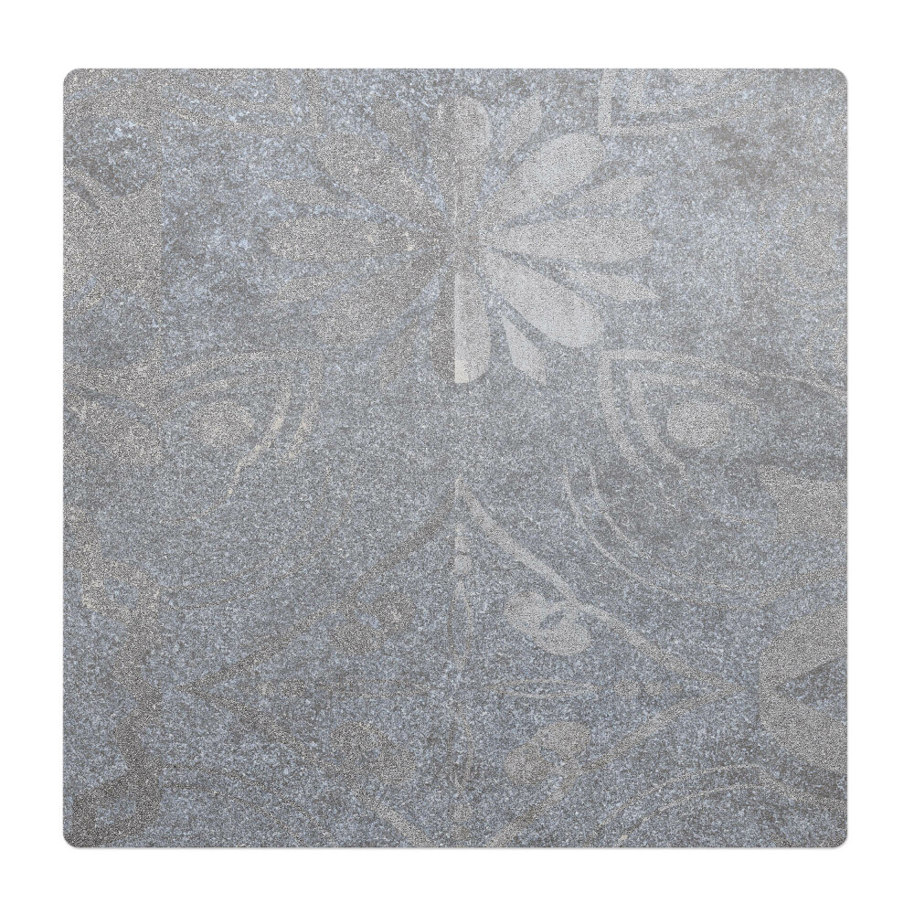 Mata pod krzesło do biura Kwiatowy ornament