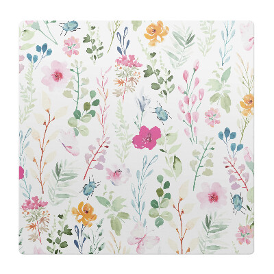 Podkładka pod krzesło obrotowe Kwiatowy wzór vintage