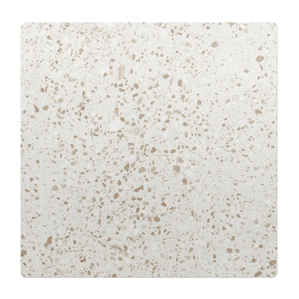 Mata na podłogę pod krzesło Jasne kropki terrazzo