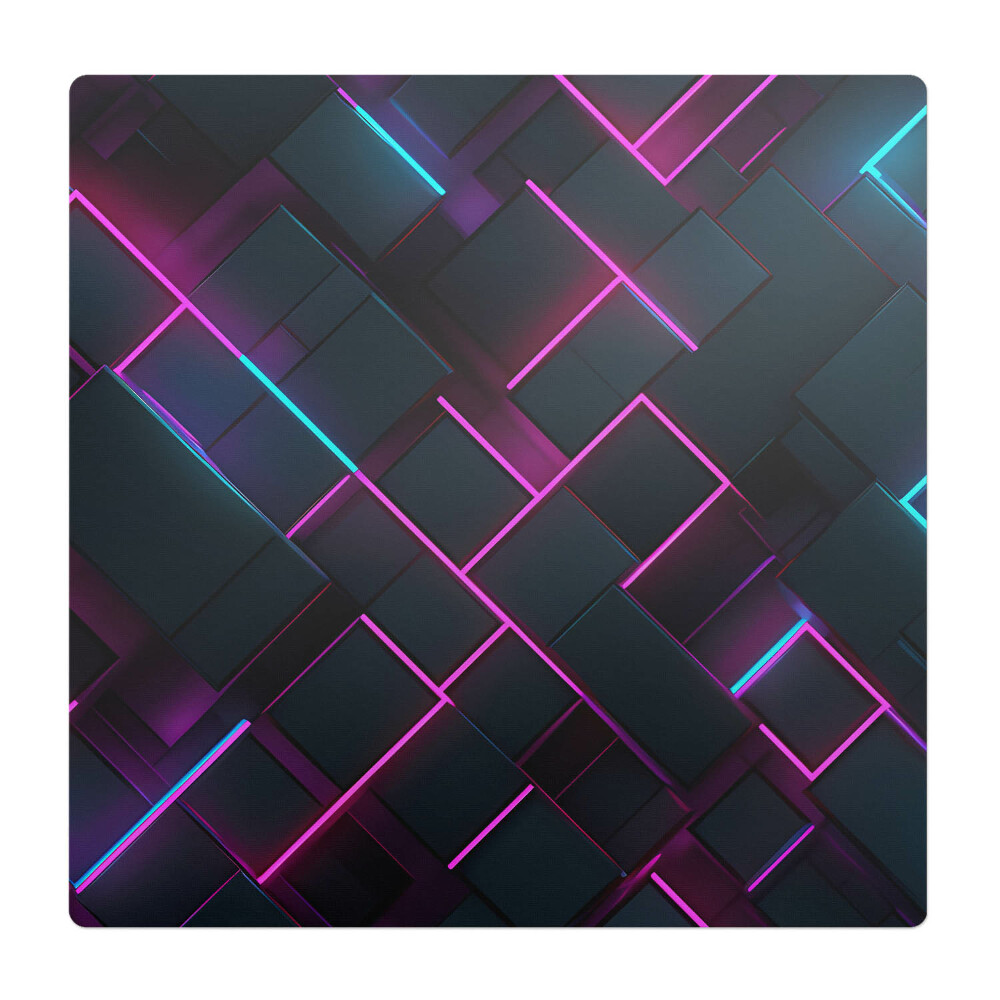 Mata na podłogę pod krzesło Neonowe prostokąty