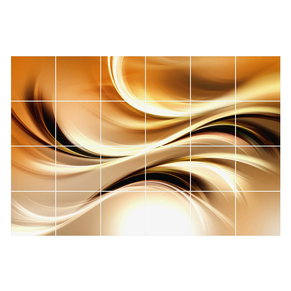 Naklejki na płytki Dynamiczne fale i linie