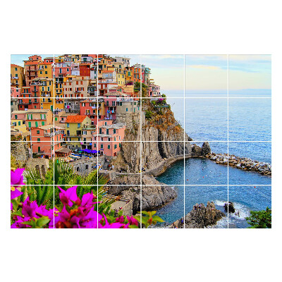 Naklejki na kafelki Malownicza nadmorska wioska