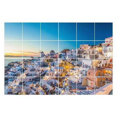 Naklejki na kafelki Malownicza architektura wyspy