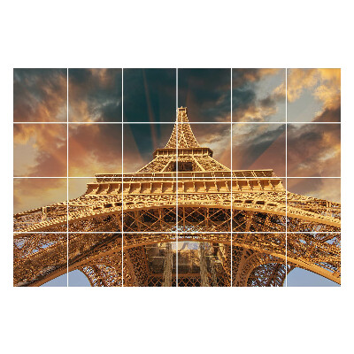 Naklejki na kafelki Wieża w chmurach