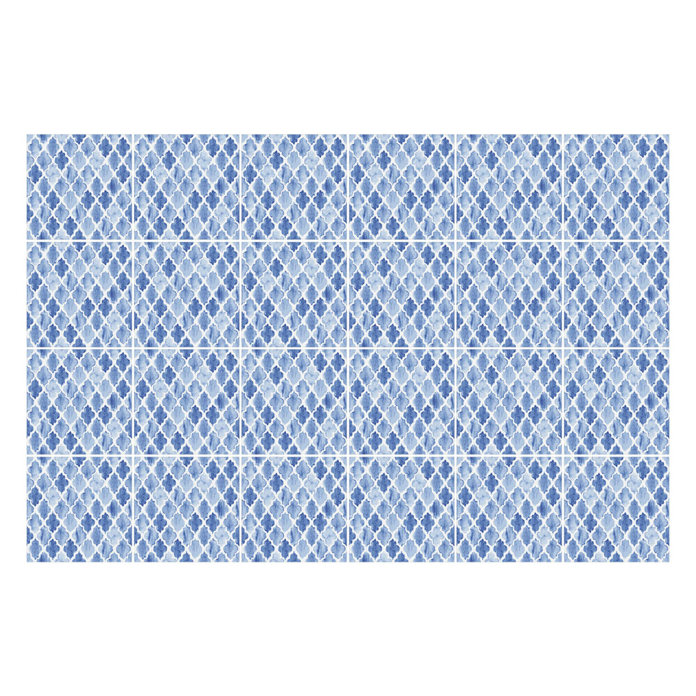 Naklejki samoprzylepne na kafelki Motyw łuskowy w siatkę