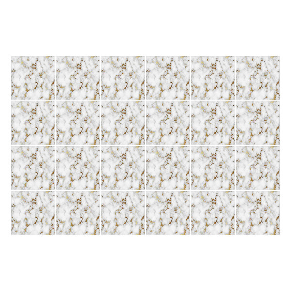 Naklejki samoprzylepne na kafelki Delikatne żyłki marmuru