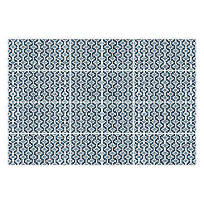 Okleina na płytki Geometryczne figury w siatce