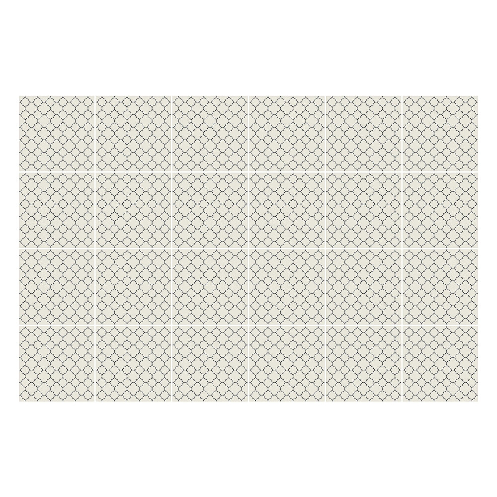 Naklejki samoprzylepne na kafelki Sześciokątne motywy w siatce