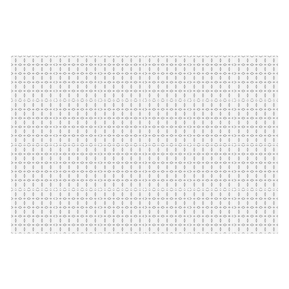 Naklejki samoprzylepne na kafelki Symetryczne kształty owalne