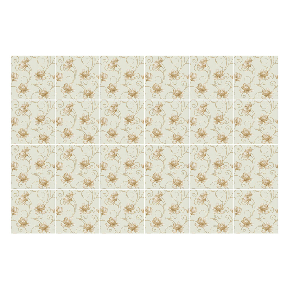 Naklejki na kafelki do kuchni Delikatne kwiaty na tle