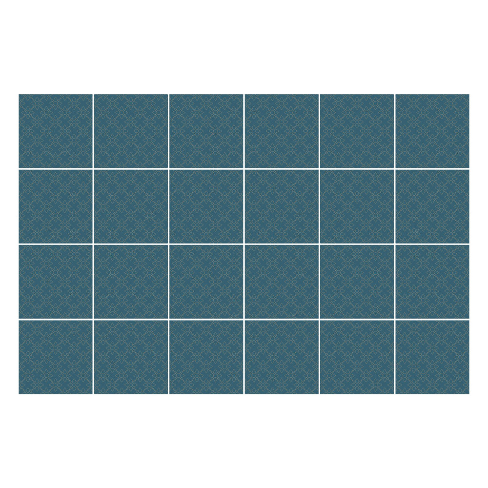 Naklejki samoprzylepne na kafelki Geometria w powtarzalności