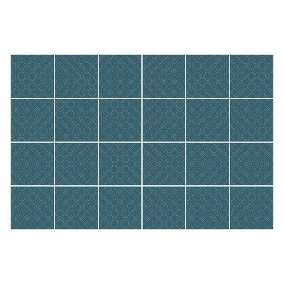 Naklejki samoprzylepne na kafelki Geometria w powtarzalności