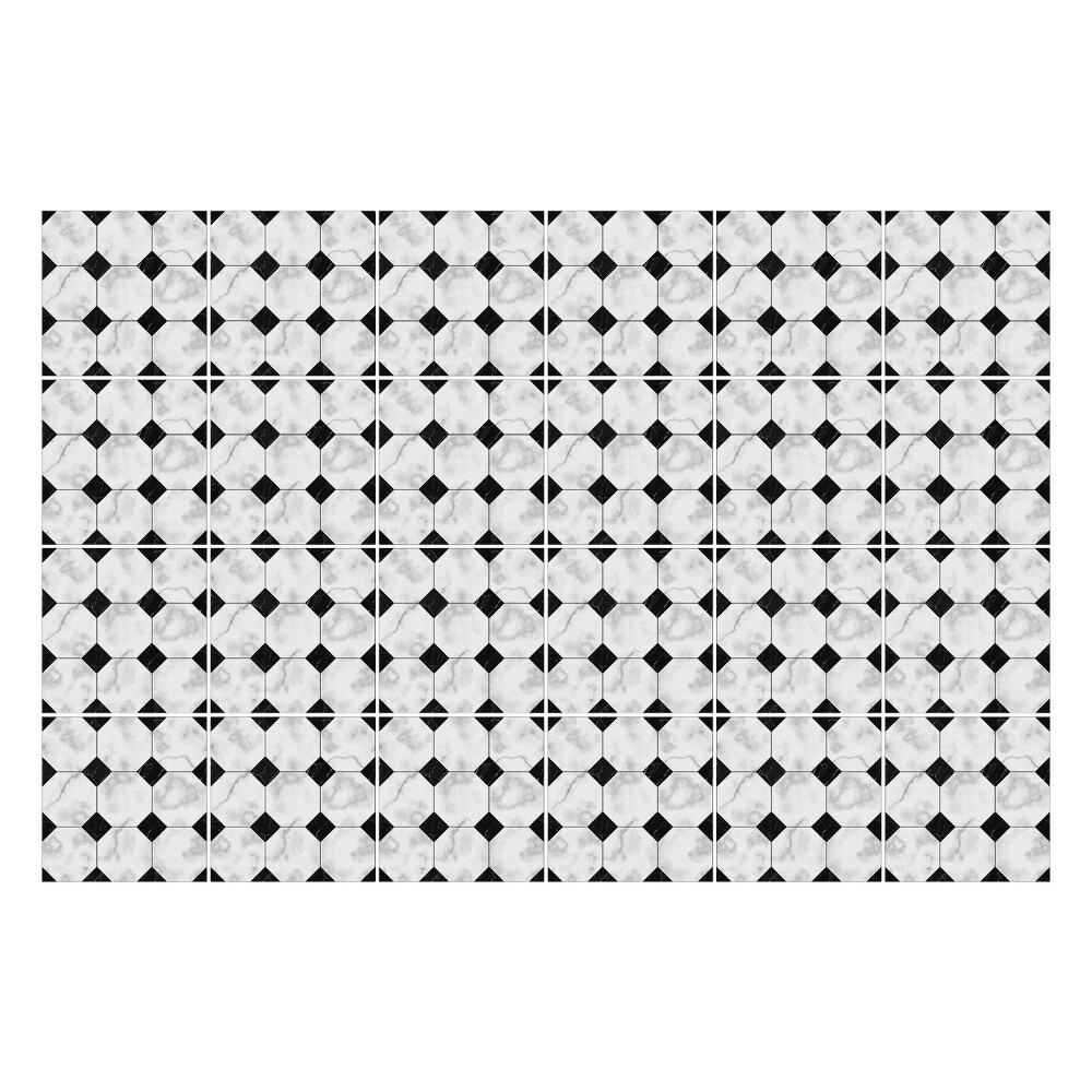 Naklejki na kafelki do kuchni Sześciokąty w siatce