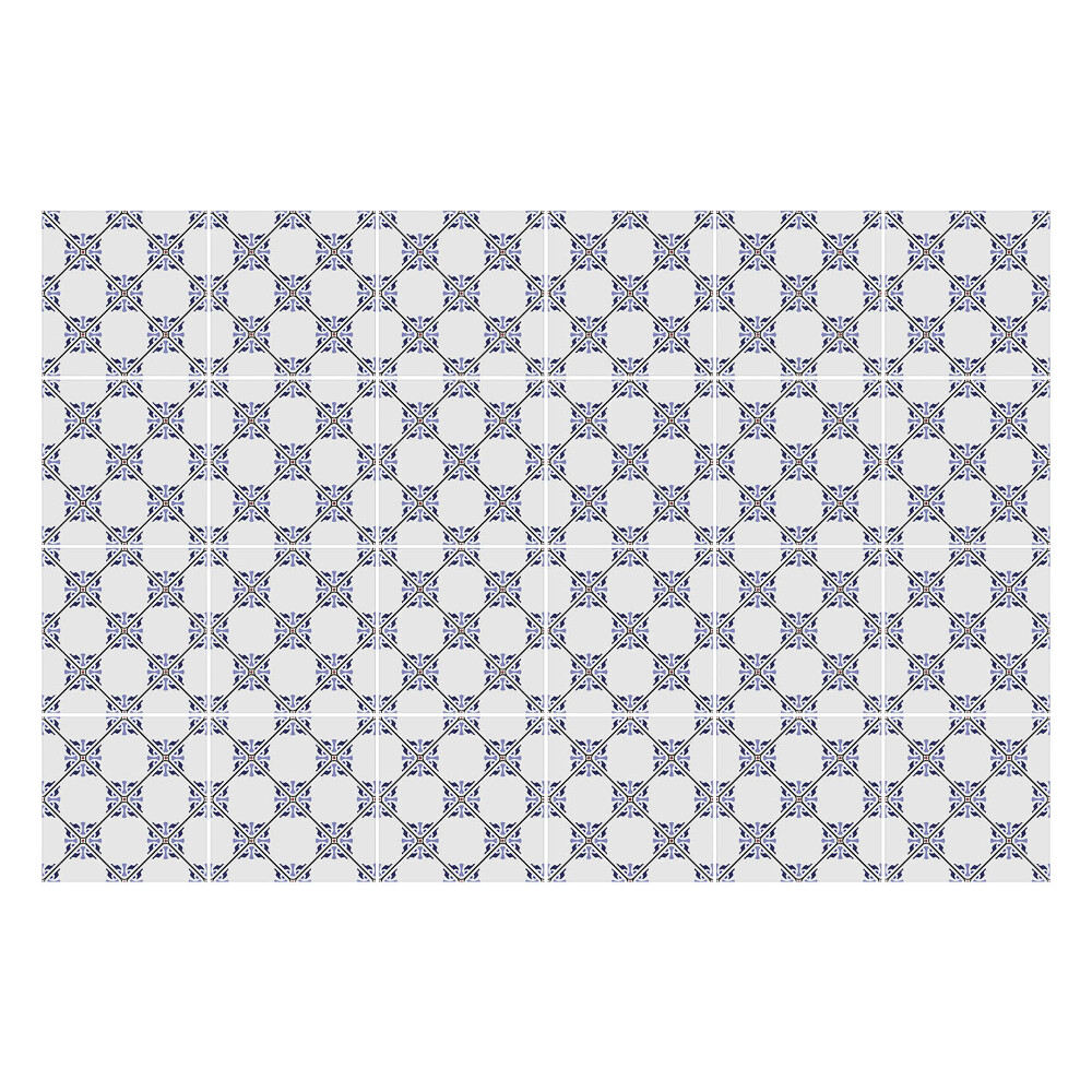 Naklejki samoprzylepne na kafelki Geometria w symetrii